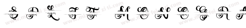 Split Monogram Bold字体转换